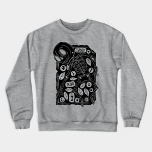 Skeleton Tombstone Halloween theme Crewneck Sweatshirt